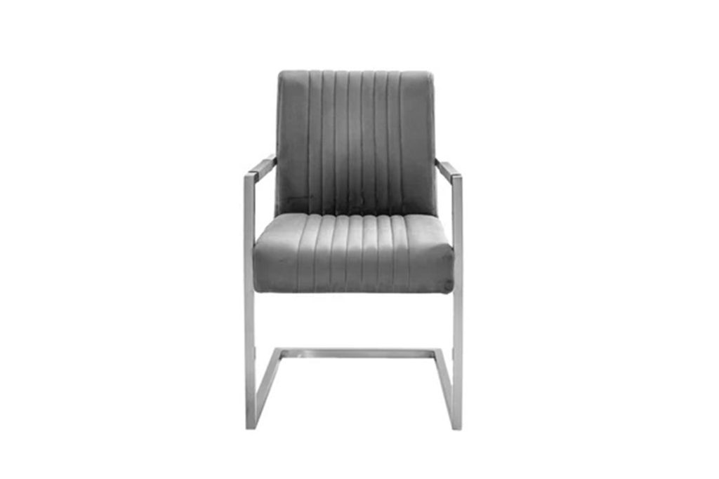 Big Cantilever Steel Armchair Velvet, Lucas, Interior, Nội thất, Sản xuất nội thất