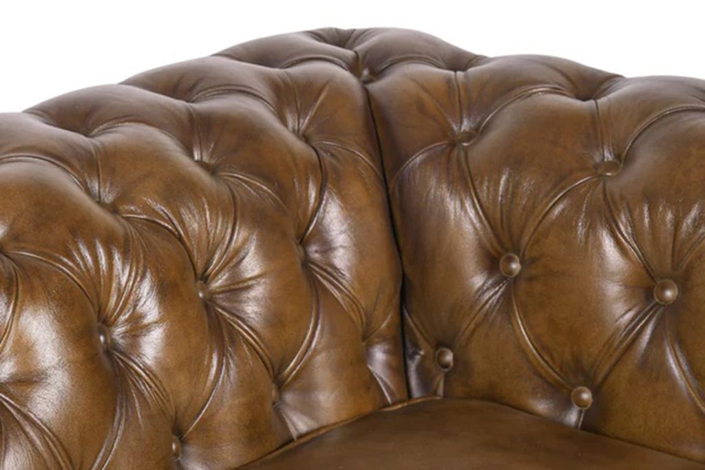 Chesterfield Genuine Leather 3 seater sofa, Lucas, Interior, Sản xuất nội thất, sofa