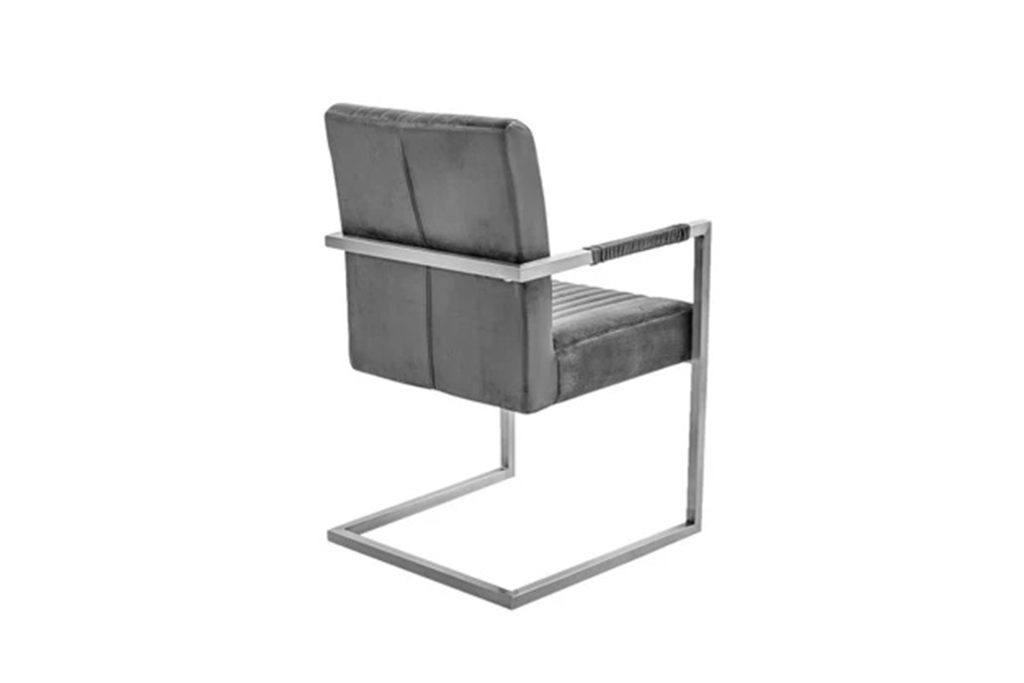 Big Cantilever Steel Armchair Velvet, Lucas, Interior, Nội thất, Sản xuất nội thất